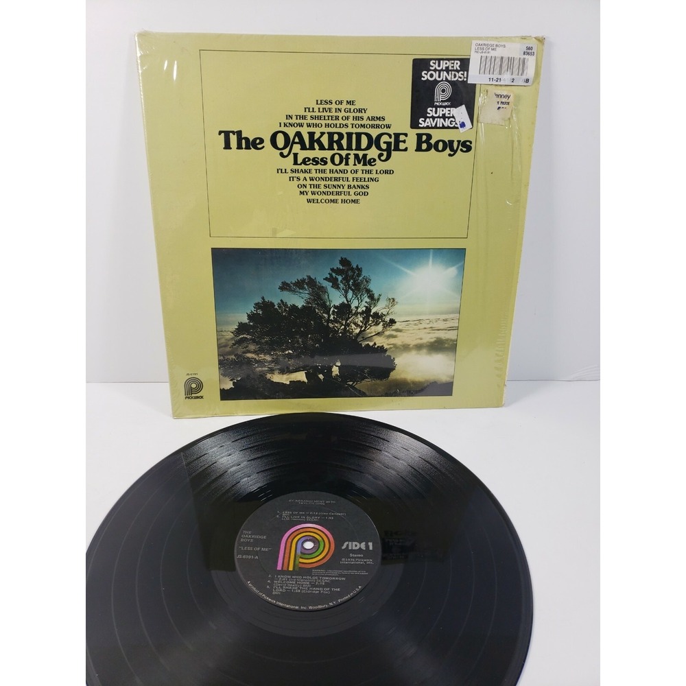THE OAKRIDGE BOYS . LESS OF ME .. PICKWICK LP 1976‎ EX/EX